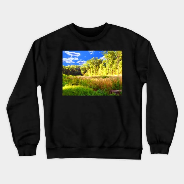 summer landscape Crewneck Sweatshirt by Hujer